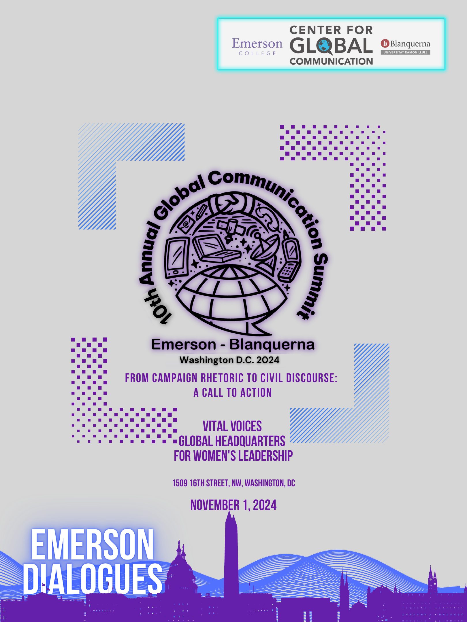 Cover of the official 10th Annual Global Communication Summit program